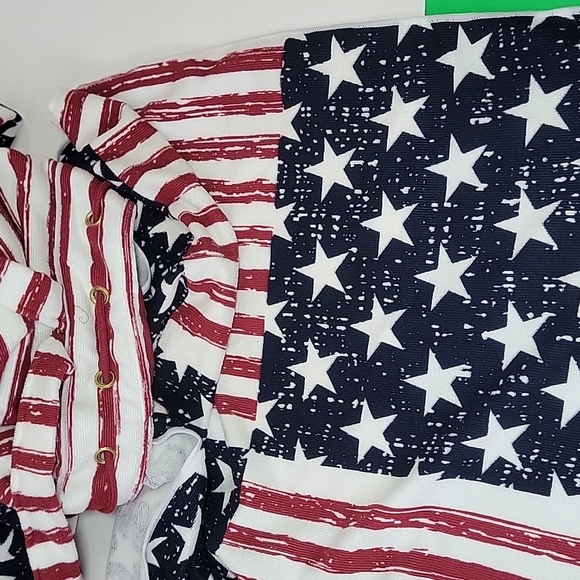 Maurices American flag beach towel bag. - Picture 10 of 12